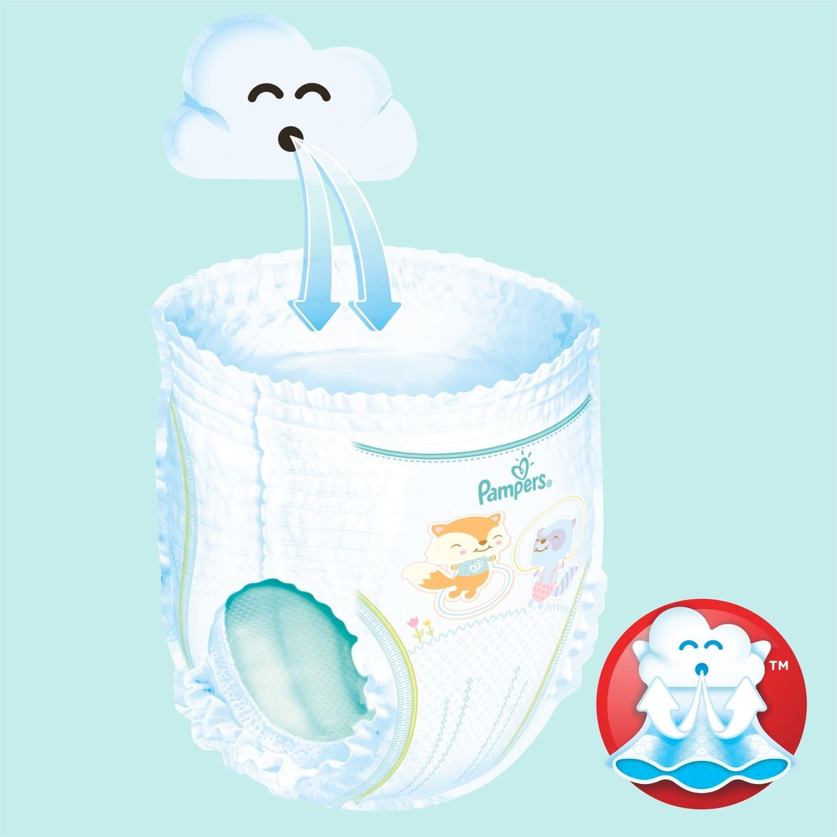 Pampers Pants  6-11  ( 3) 60 