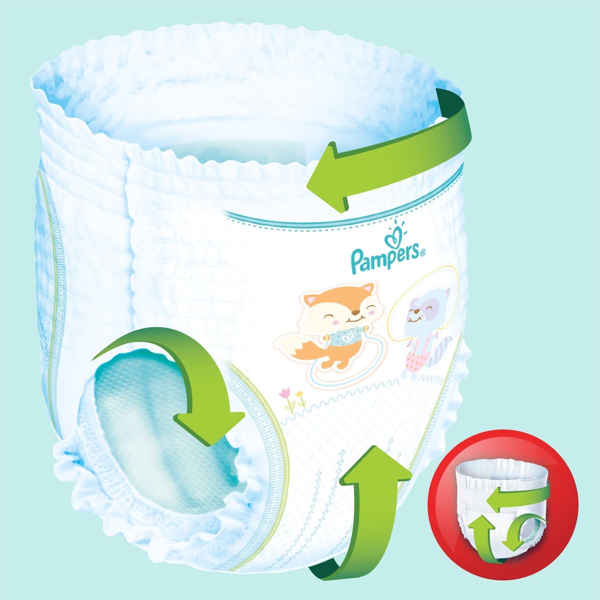 Pampers Pants  6-11   3 120 