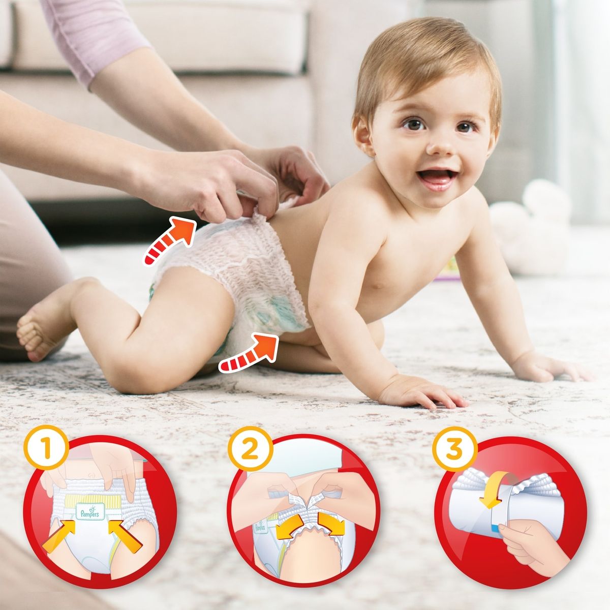 Pampers Pants  6-11   3 120 