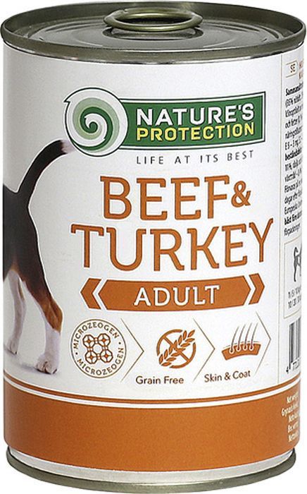  Natures Protection Adult Beef & Turkey  , , , 400 