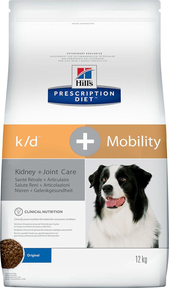   Hill's Prescription Diet k/d+Mobility Kidney+Joint Care         , 12 